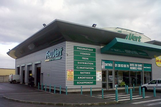 Centre auto franchisé - enseigne Feu Vert
